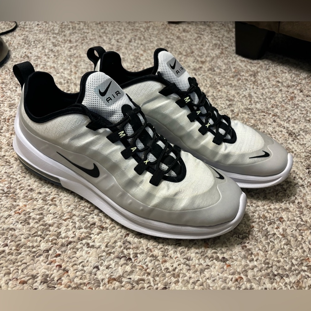 Nike Air Max Men's Athletic Shoes in White and Black